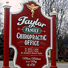 Taylor Family Chiropractic Office sign